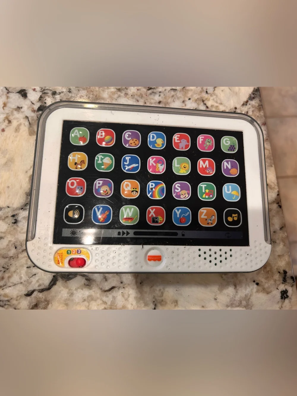 Fisher Price Alphabet Tablet - White